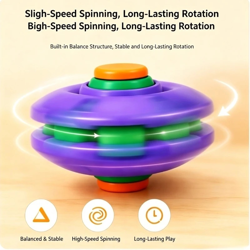 Novelty Gifts - 1 buah Bola Fidget Spinner yang