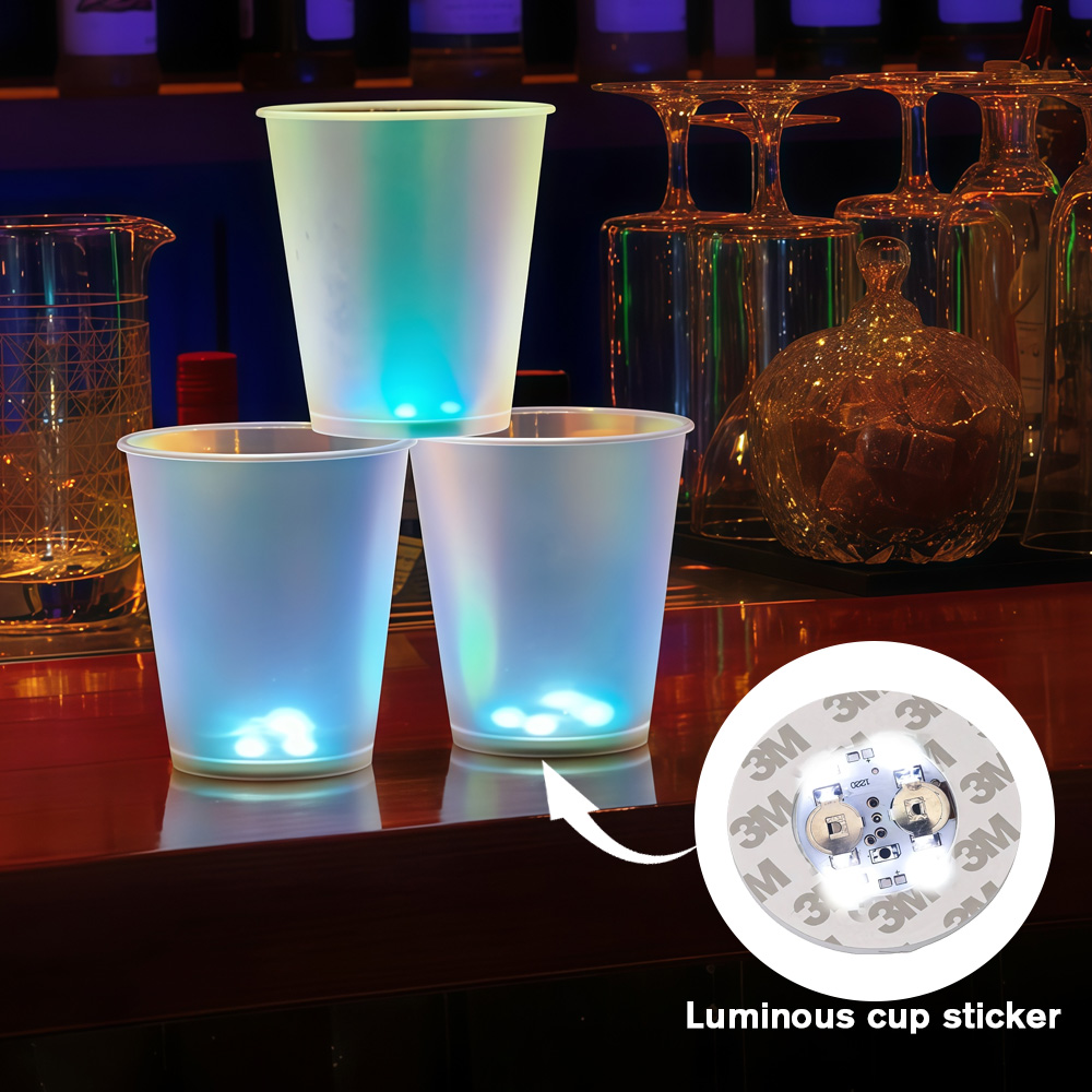 Glow In The Dark Party Glasses - 10pcs Gelas LED Menyala dalam Gelap