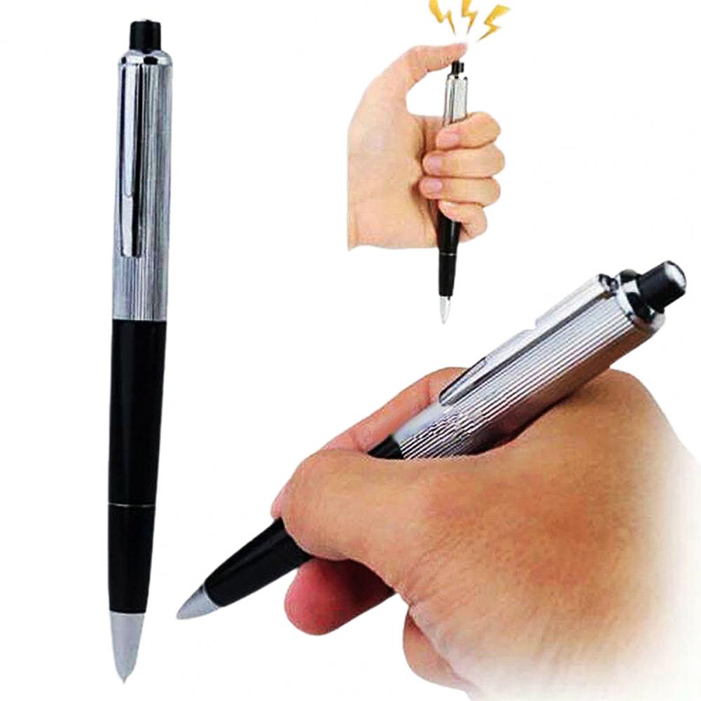 Shock Pen Prank Toy - 1 buah kreatif Electric Shock Pen