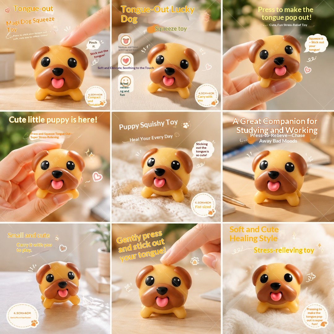 Mainan Squishy Anjing Lucu den - Prank Toys ulasan dan harga