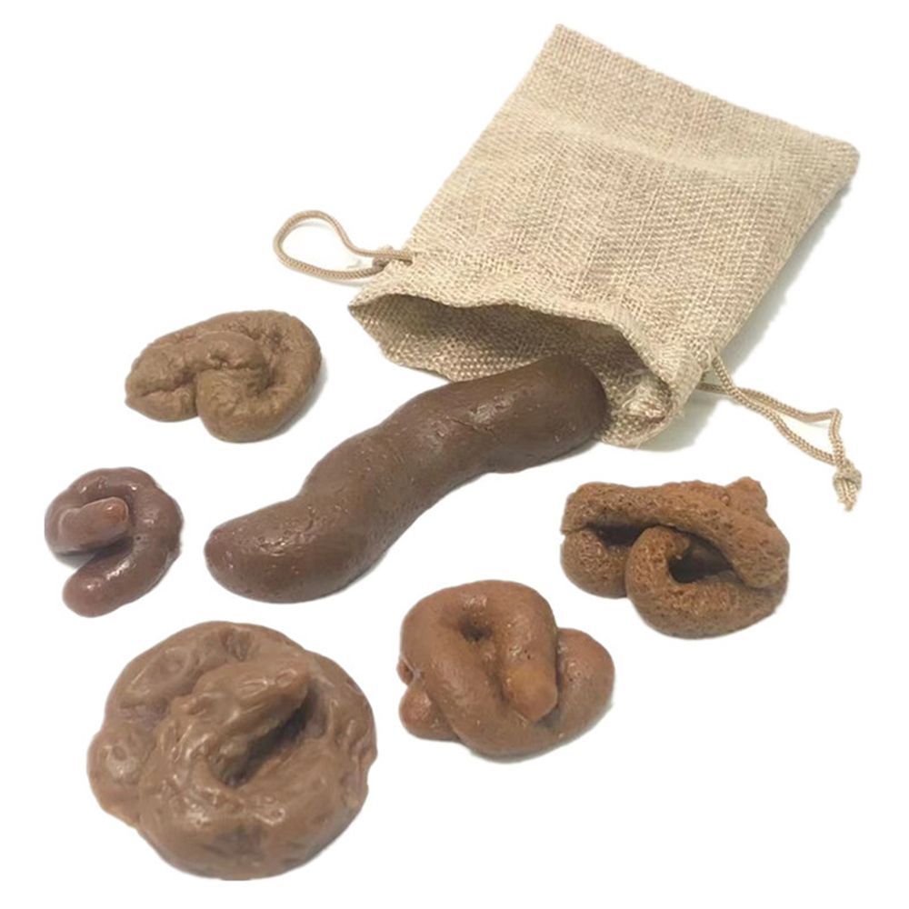 6Pcs Mainan Antistress Kotoran - Fake Poop Gag Gift ulasan dan harga